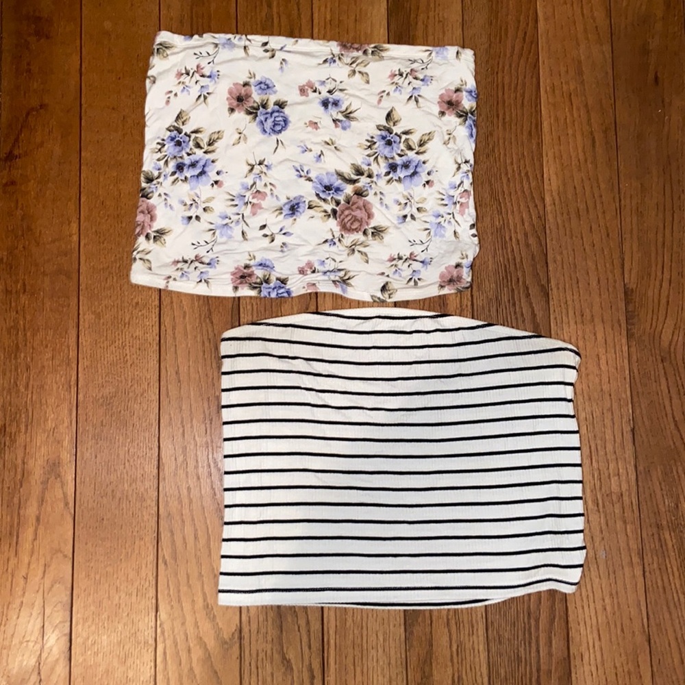 tube tops both size large